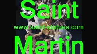 st. martin statues wooden, carved & handcrafted!