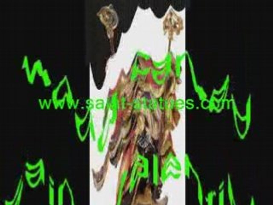 statue of saint valentine wooden, carved & handcrafted!