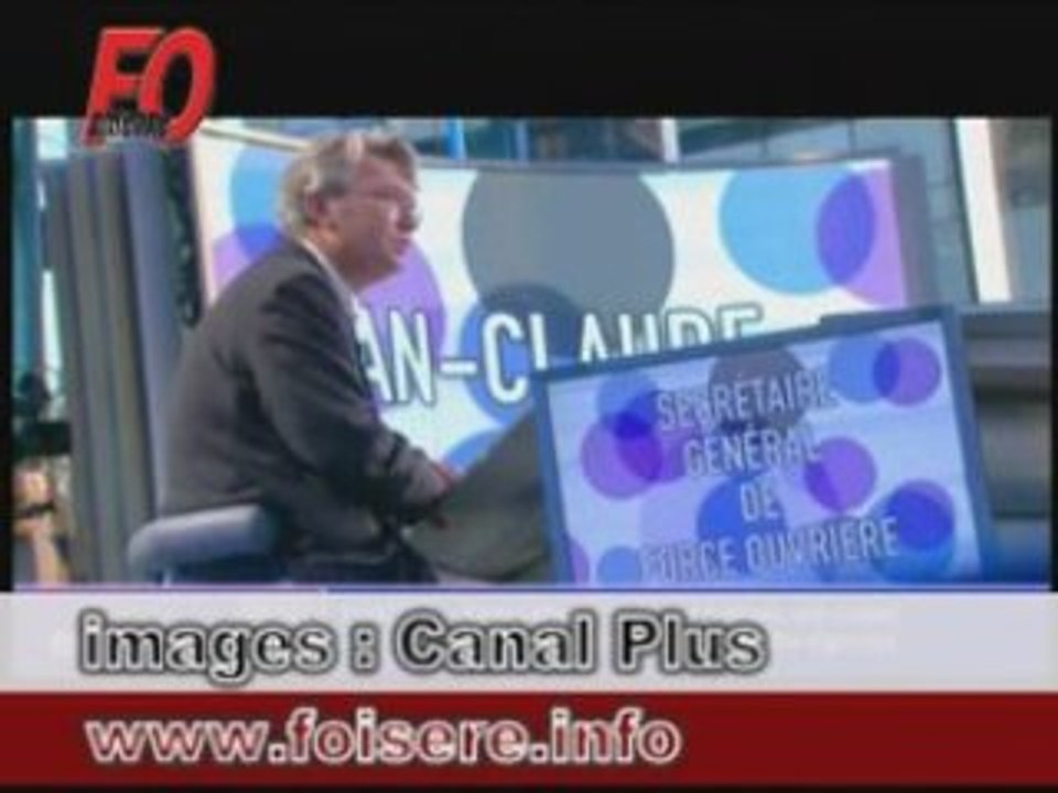 Actualités vu par JC Mailly - FO