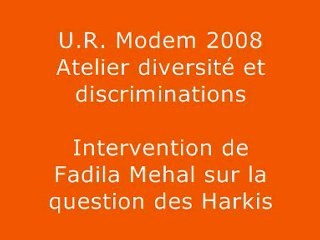 Fadila Mehal :la question des harkis
