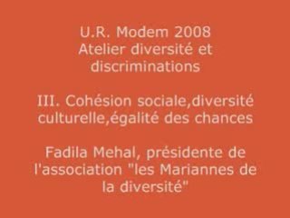 Fadila Mehal : Cohésion sociale