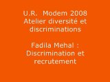 Fadila Mehal : recrutement et discriminations