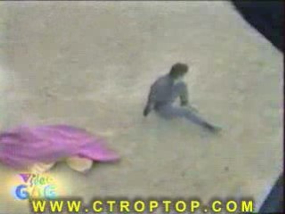 Choc de face avec le taureau mdr !!