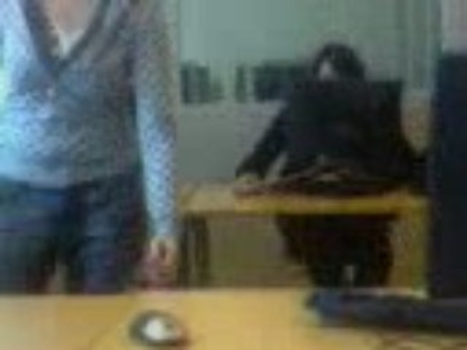 Délire en cours avec jess, laetitia, marjorie, et moi!!!