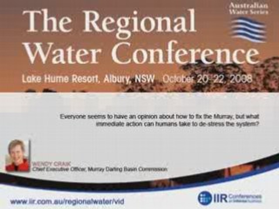 IIR Interview - Wendy Craik on the Murray Darling Basin