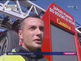 Le petit Michel au centre de secours de Vitrolles