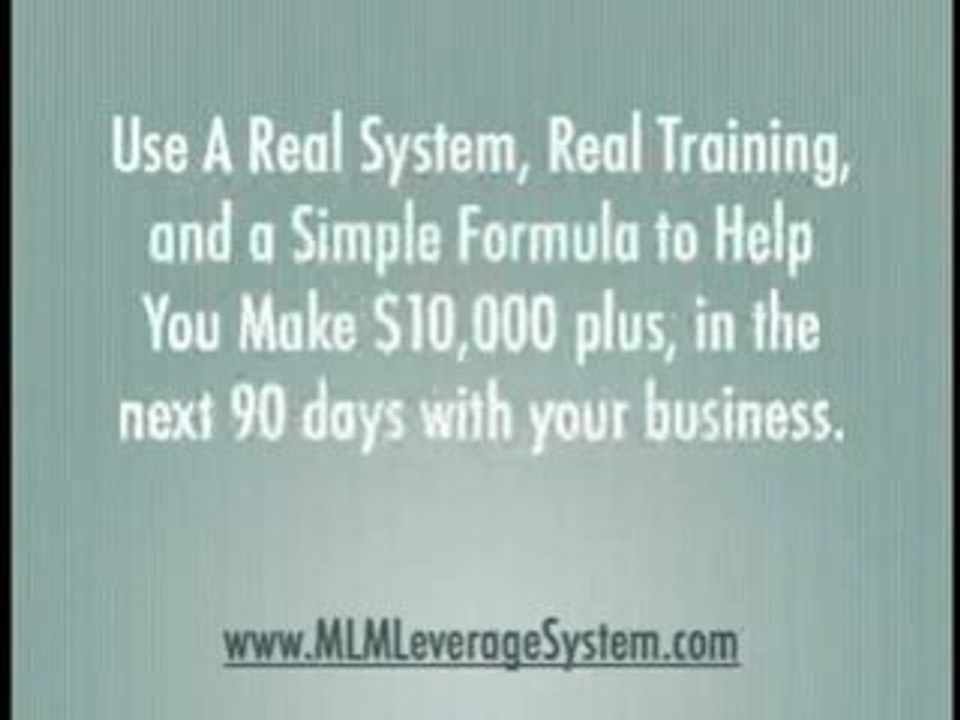 Attraction Marketing - Leverage System