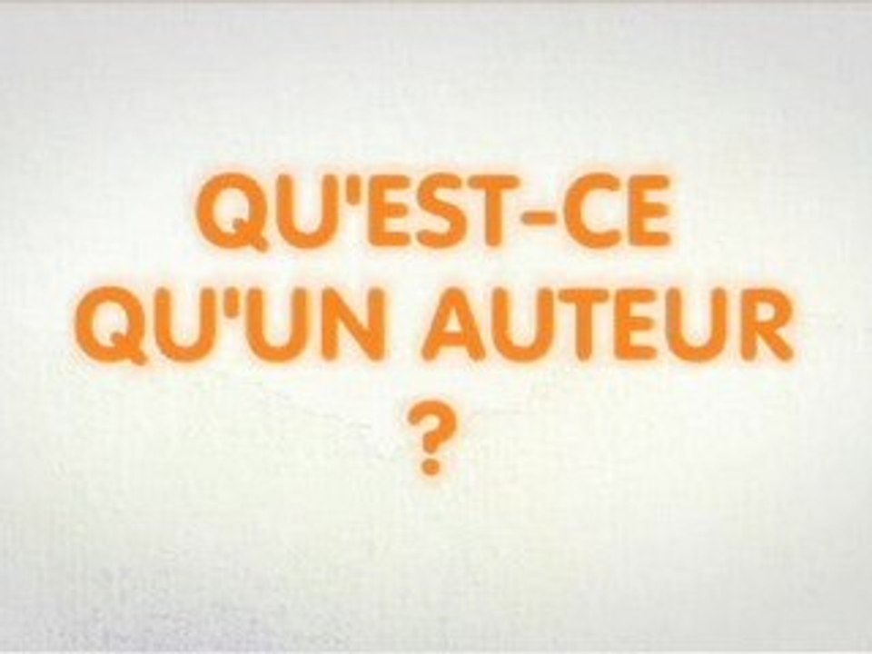 Qu'est-ce qu'un auteur ?