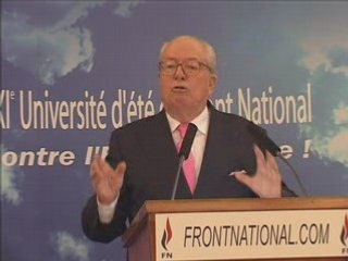 Jean marie Le Pen Université d'été Evian 2008 2/3