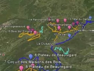 La Clusaz sur Google Earth