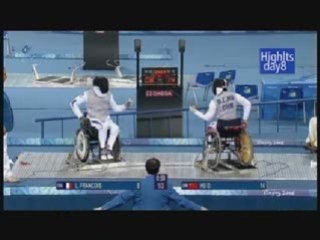 Fleuret masculin handisport, Laurent François JP08