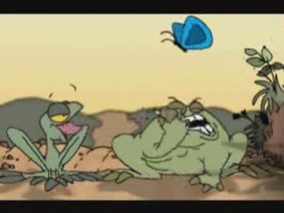 Funny frog
