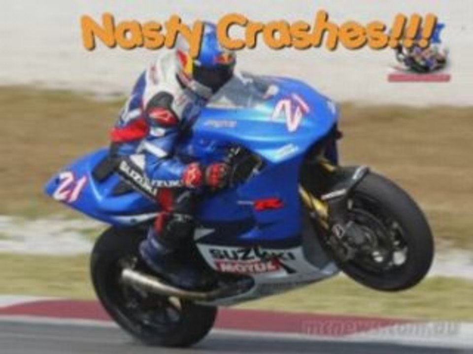 Chutes moto en musique (3mn)