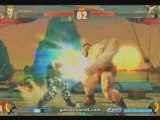 Street Fighter 4 : Guile vs Zangief