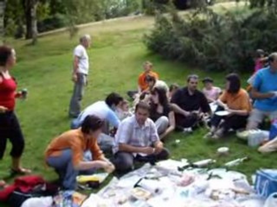 Rencontre ParolesPotes - Début du pique nique