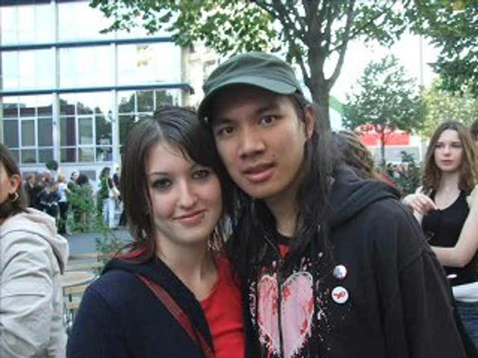 The Gazette dedicace Paris Manga café 25 octobre 2007