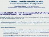 GDI Cash Bonus Global Domains
