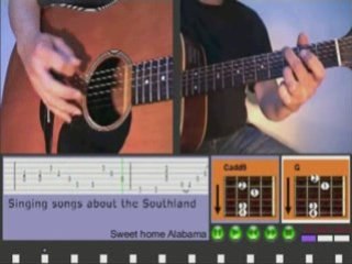 Learn to play Guitar on Sweet Home Alabama