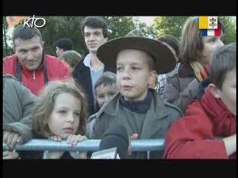 Les jeunes à Lourdes
