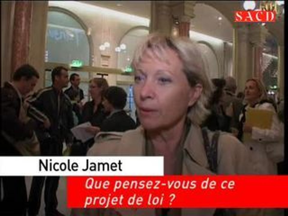 Nicole Jamet - Que pensez-vous de ce projet de loi ?