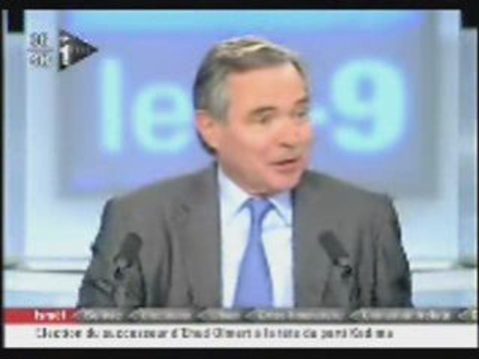 Taxes : Réaction de Bernard ACCOYER (1/2)