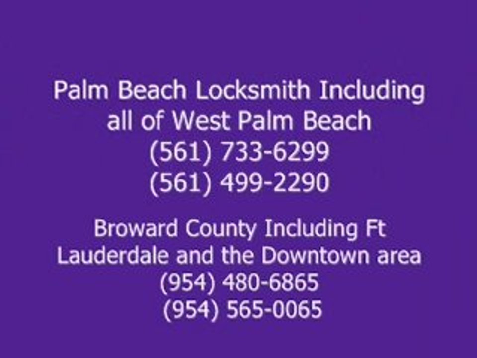 MIRAMAR LOCKSMITH - (954) 929-8668