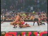 WWE - RAW 2003 - Randy Orton Misses The RKO On Chris Jericho