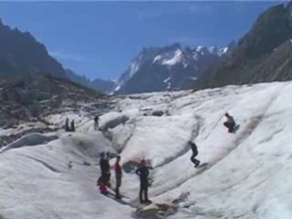 Randonnée glaciaire sur la Mer de Glace à Chamonix