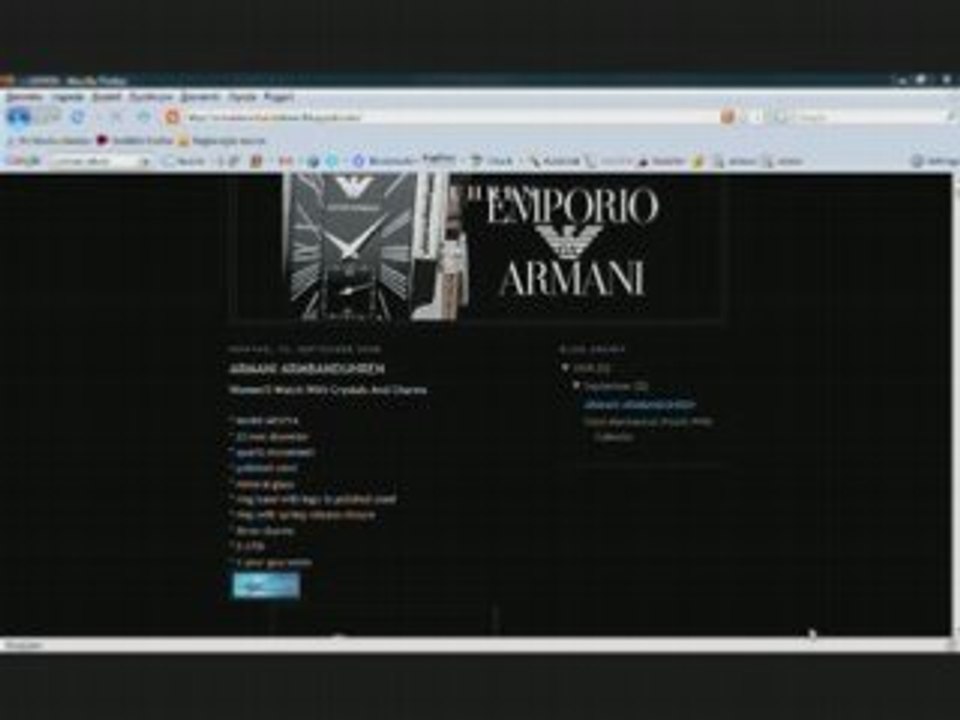 Armani Armbanduhren