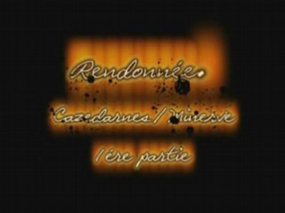 1 ére part reco rando. 2 jours au coeur de l'hérault