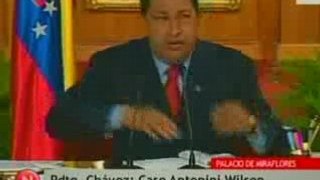 Chávez habló de la maleta