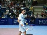 Nicolas MAHUT lors de sa finale Open d'Orélans