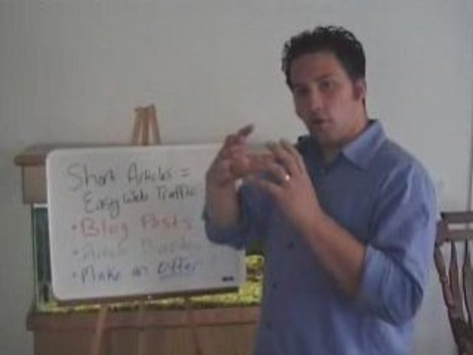 Short Articles and Blog Posts = Lots of Free Website Traffic