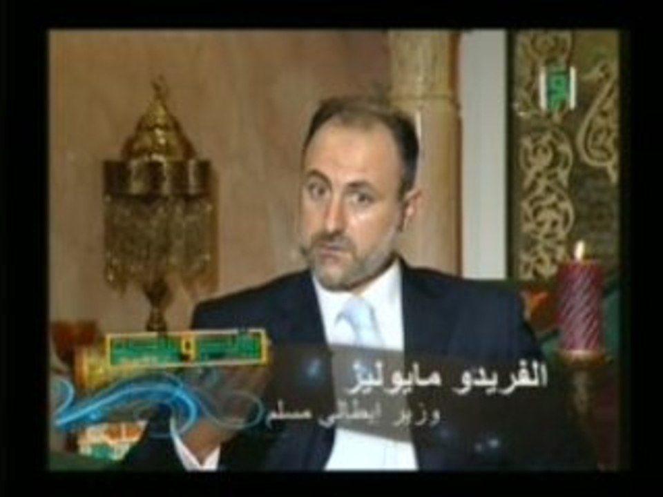 UN DIPLOMATE ITALIEN SE CONVERTI A L'ISLAM