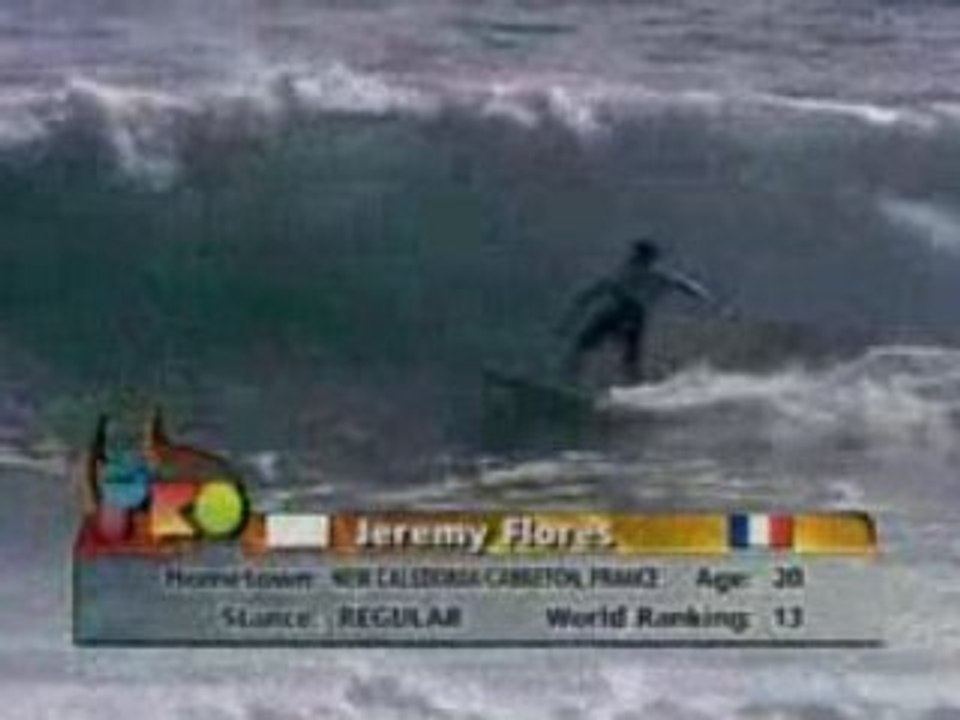 Round 4 heat 6 Flores vs De Souza (Boost mobile pro 2008)