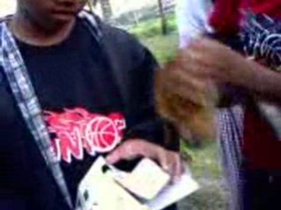 when he opened the gift..