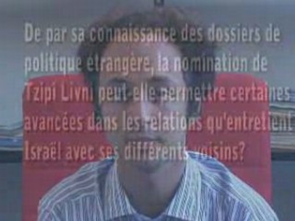 Tzipi Livni : le nouveau visage d'Israël