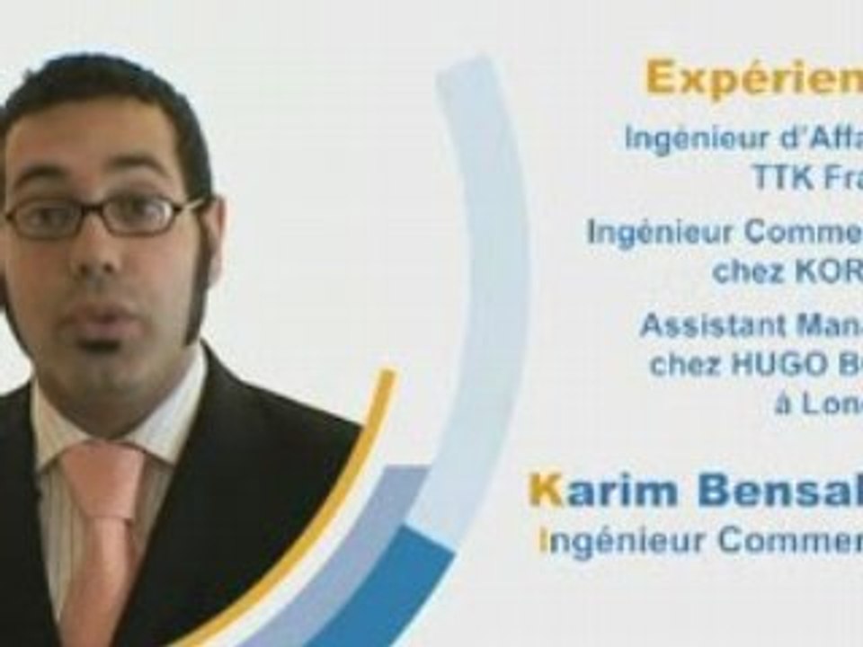 CV Vidéo réalisé par la société INNOVA CREATION