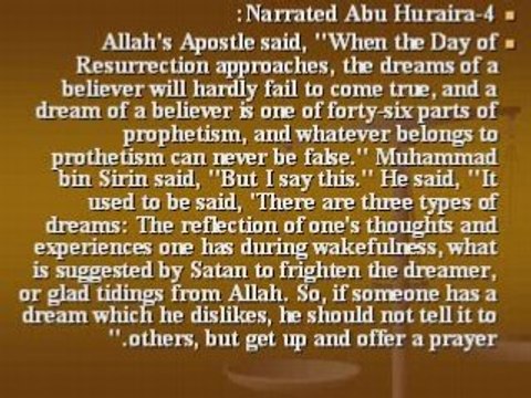 Dreams Interpretation Hadiths-Part 2