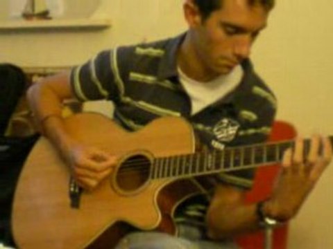 Impro blues deux guitares Menthieu