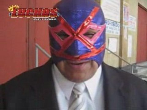 Villano V de cara a su lucha de apuestas con Blue Panther