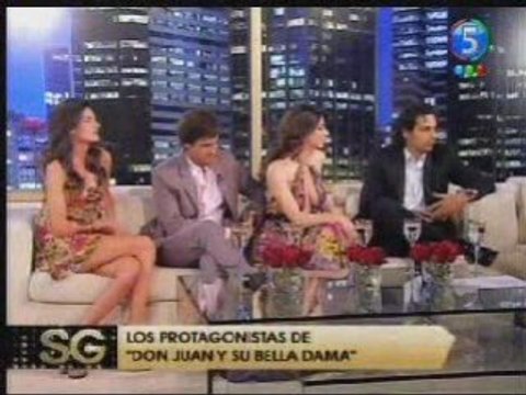 Los protagonistas de Don Juan y su bella dama con Susana Gim