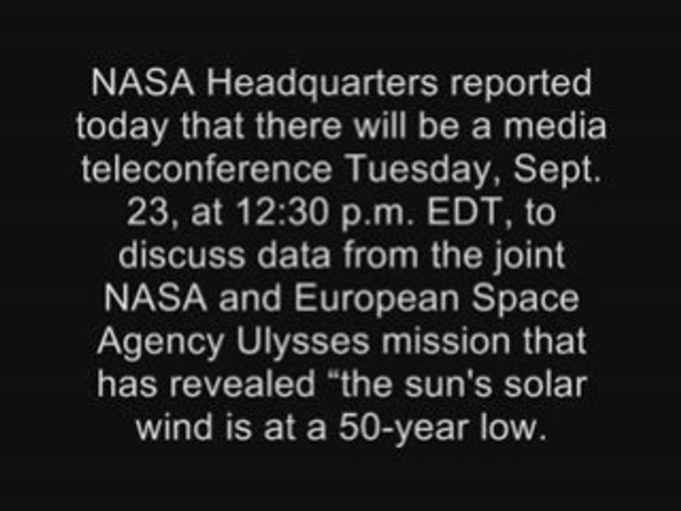 Important NASA information