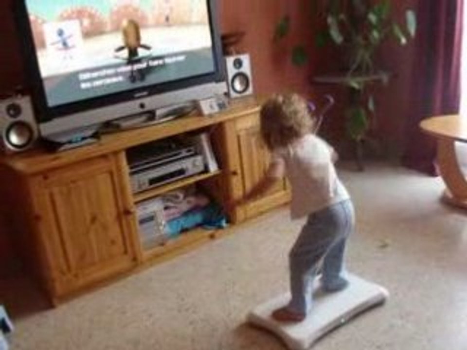 Eline sur la wii fit