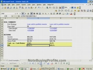 Buying Notes How to Raise Money -> Note Buying Profits.com