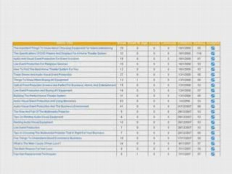 "Article Marketing", "Link Building"