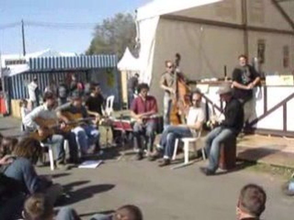 jazz manouche a la fete de l'Humanite