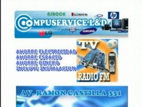 computadoras tarjetas television