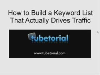 Finding Keywords That Send Traffic