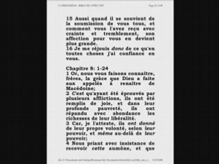 2 Corinthiens - Bible Épée 2007 - Version leDuc